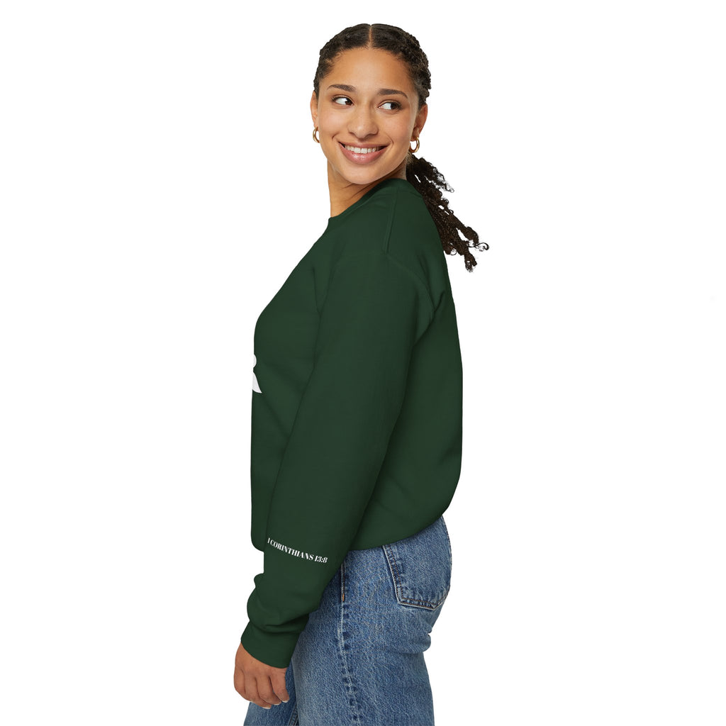 Love Never Fails Sweatshirt
Christian Unisex Apparel