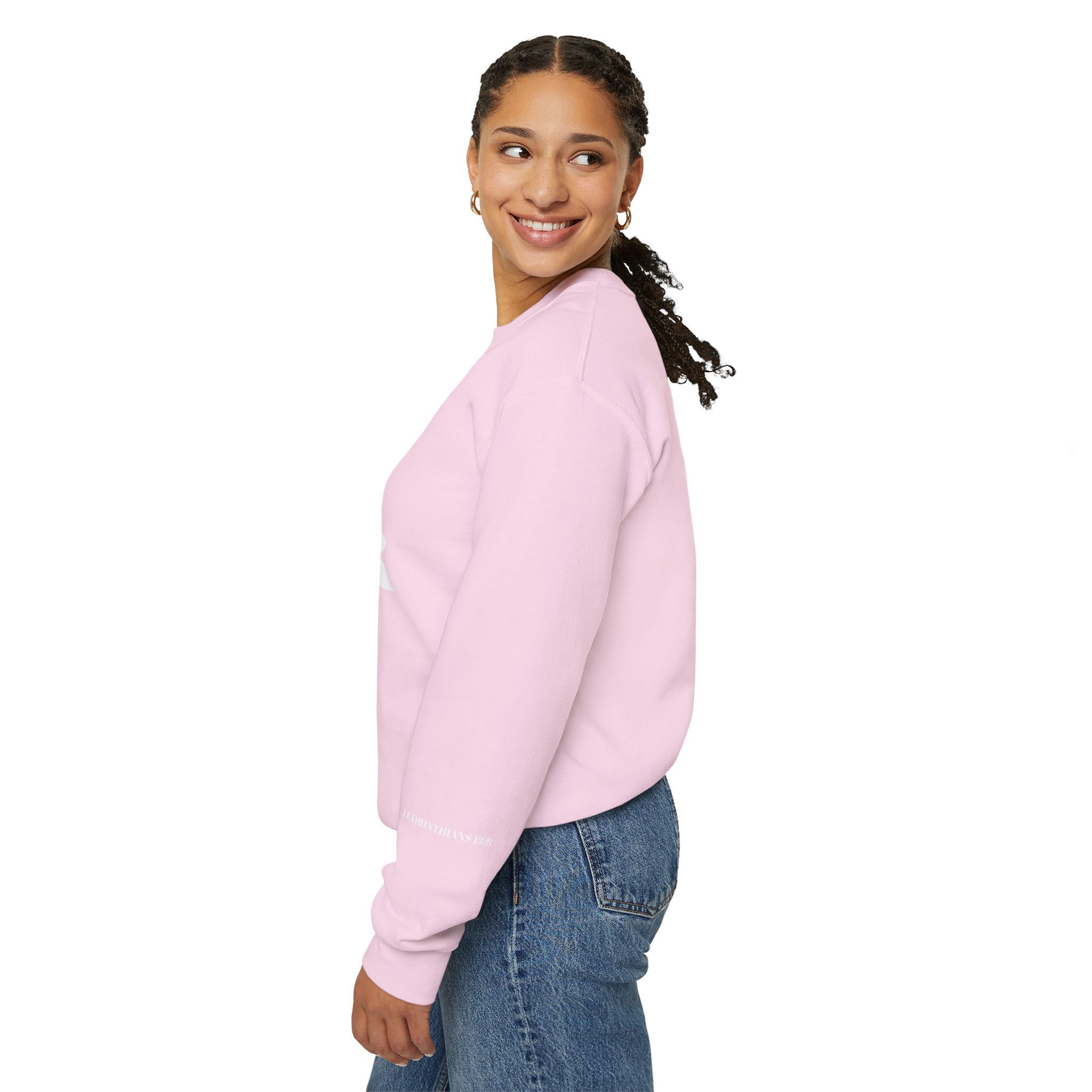 Love Never Fails Sweatshirt
Christian Unisex Apparel