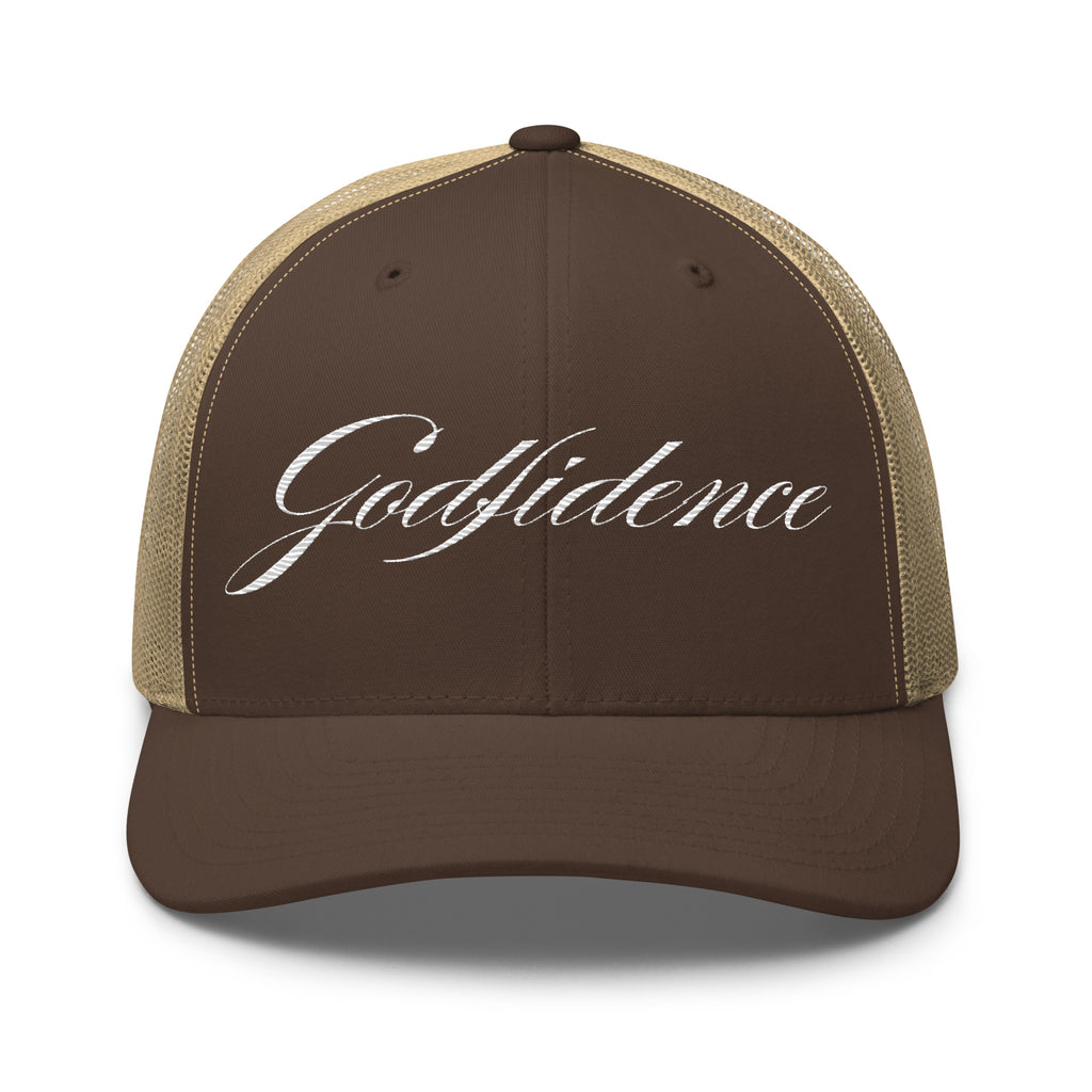Godfidence retro trucker hat
Christian apparel accessories