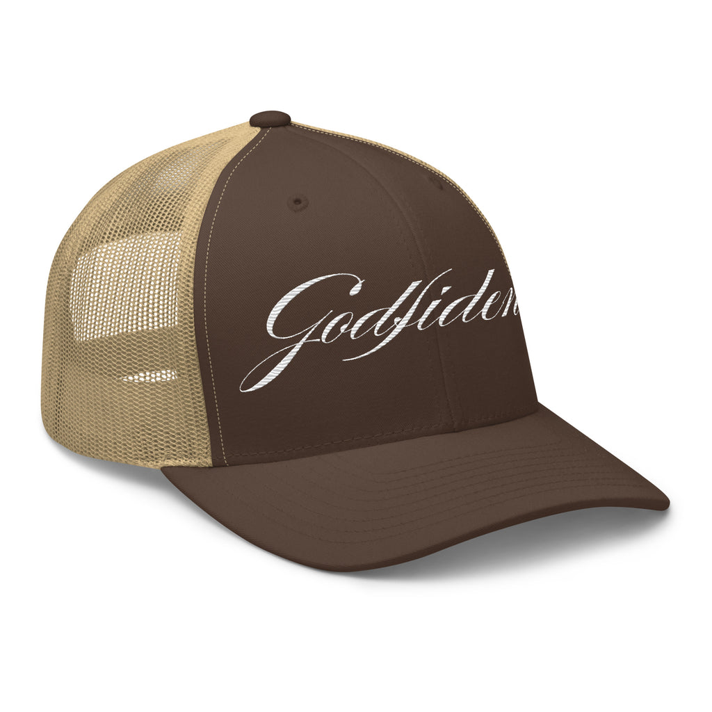 Godfidence retro trucker hat
Christian apparel accessories