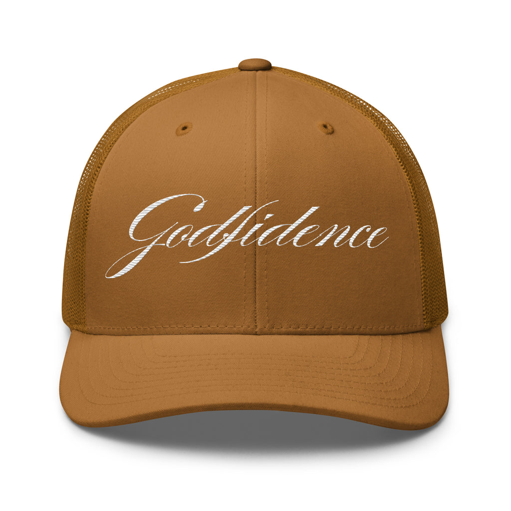 Godfidence retro trucker hat
Christian apparel accessories