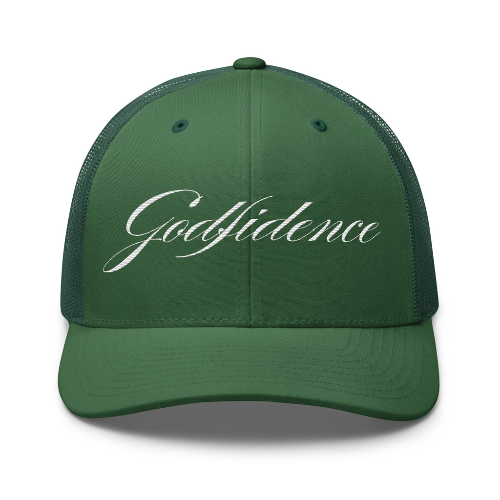 Godfidence retro trucker hat
Christian apparel accessories