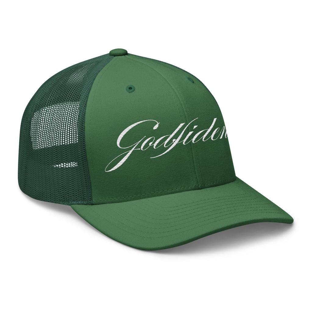 Godfidence retro trucker hat
Christian apparel accessories