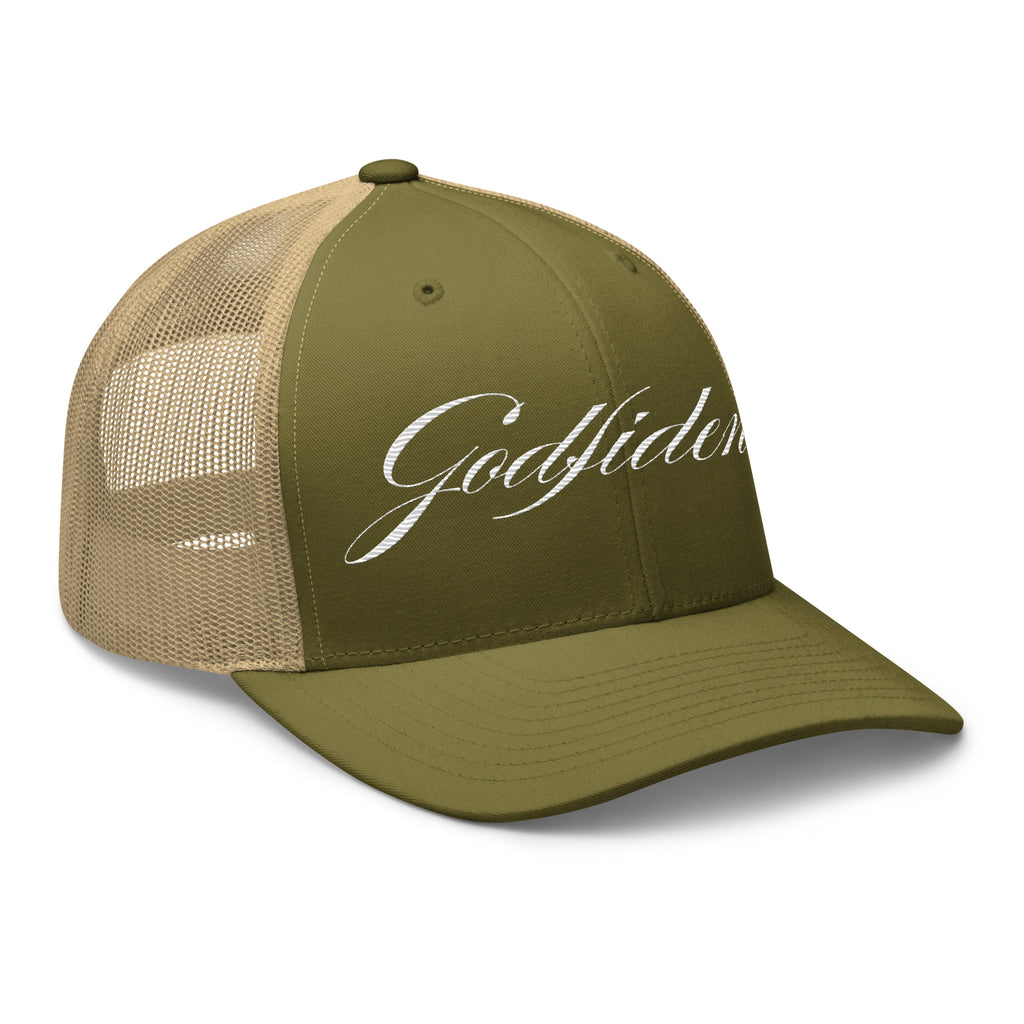 Godfidence retro trucker hat
Christian apparel accessories