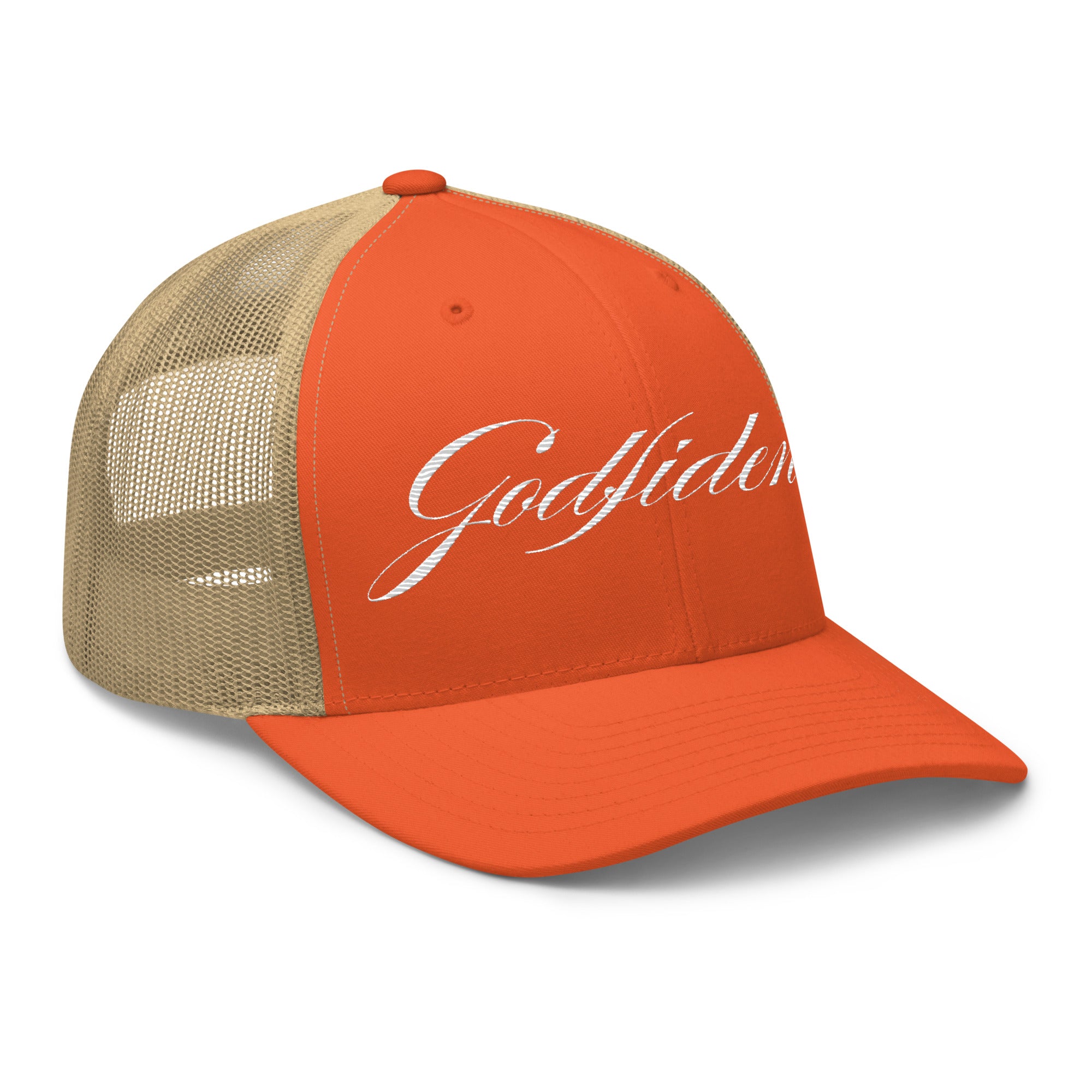 Godfidence retro trucker hat
Christian apparel accessories