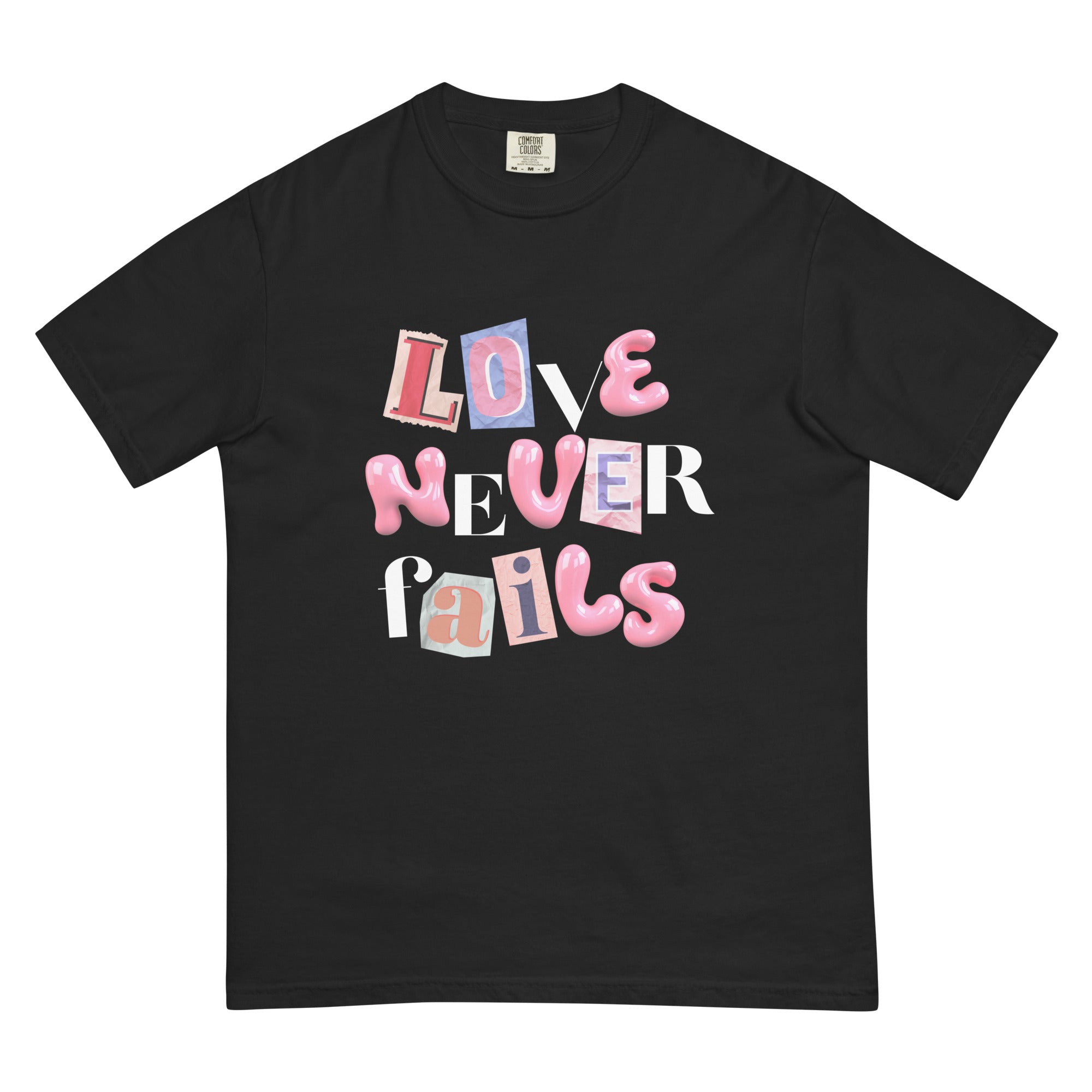 Love Never Fails T-shirt
Christian Unisex T-shirt
