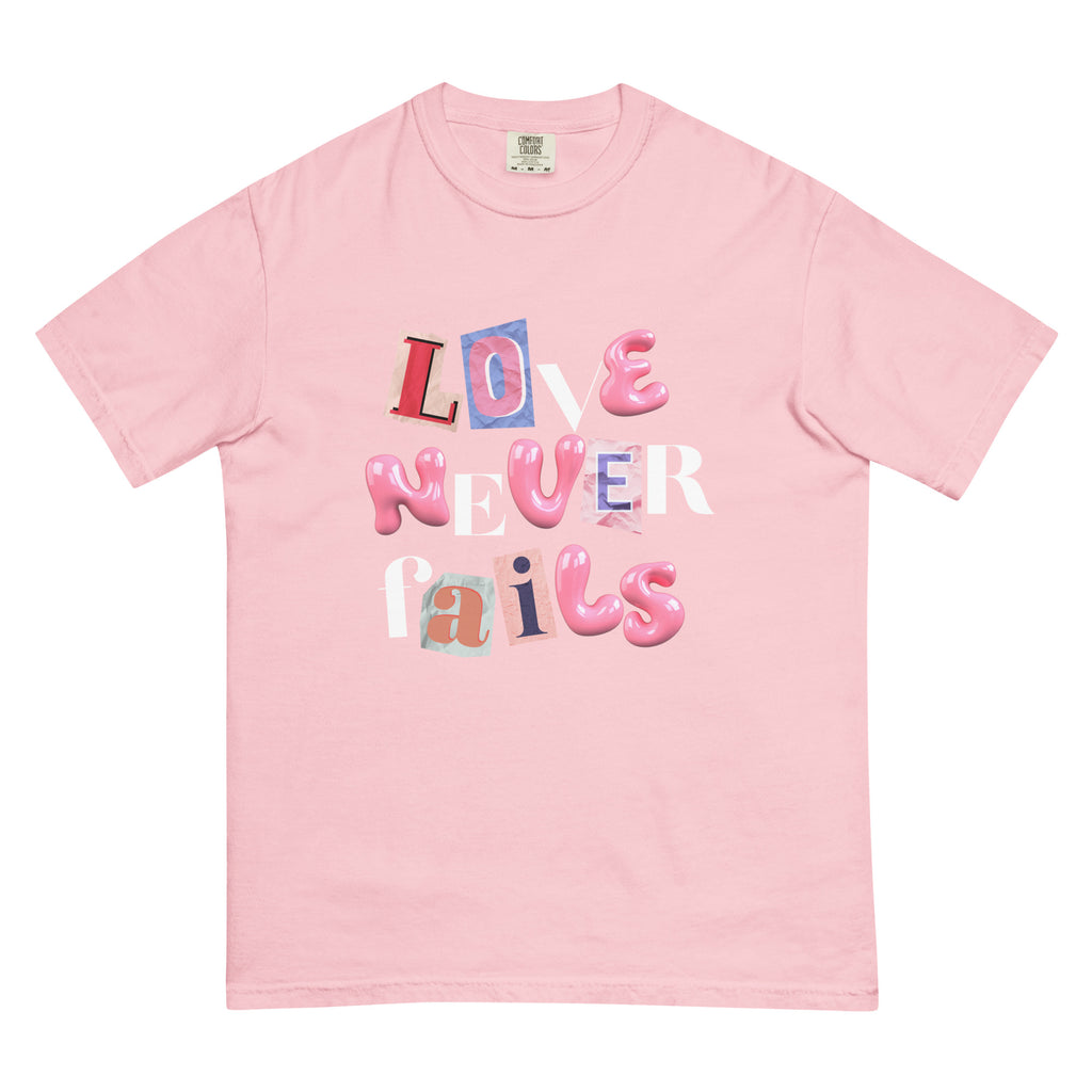Love Never Fails T-shirt
Christian Unisex T-shirt