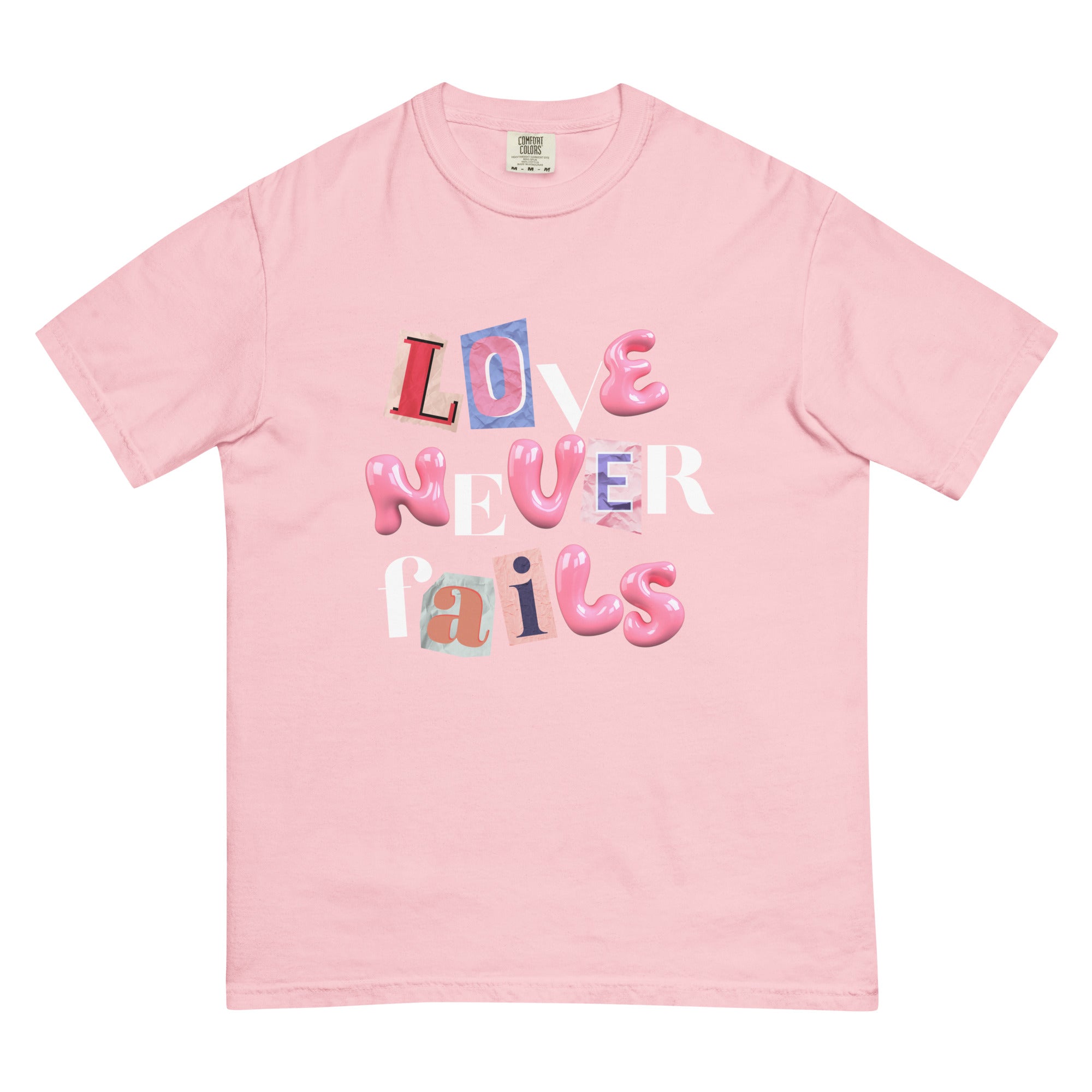 Love Never Fails T-shirt
Christian Unisex T-shirt