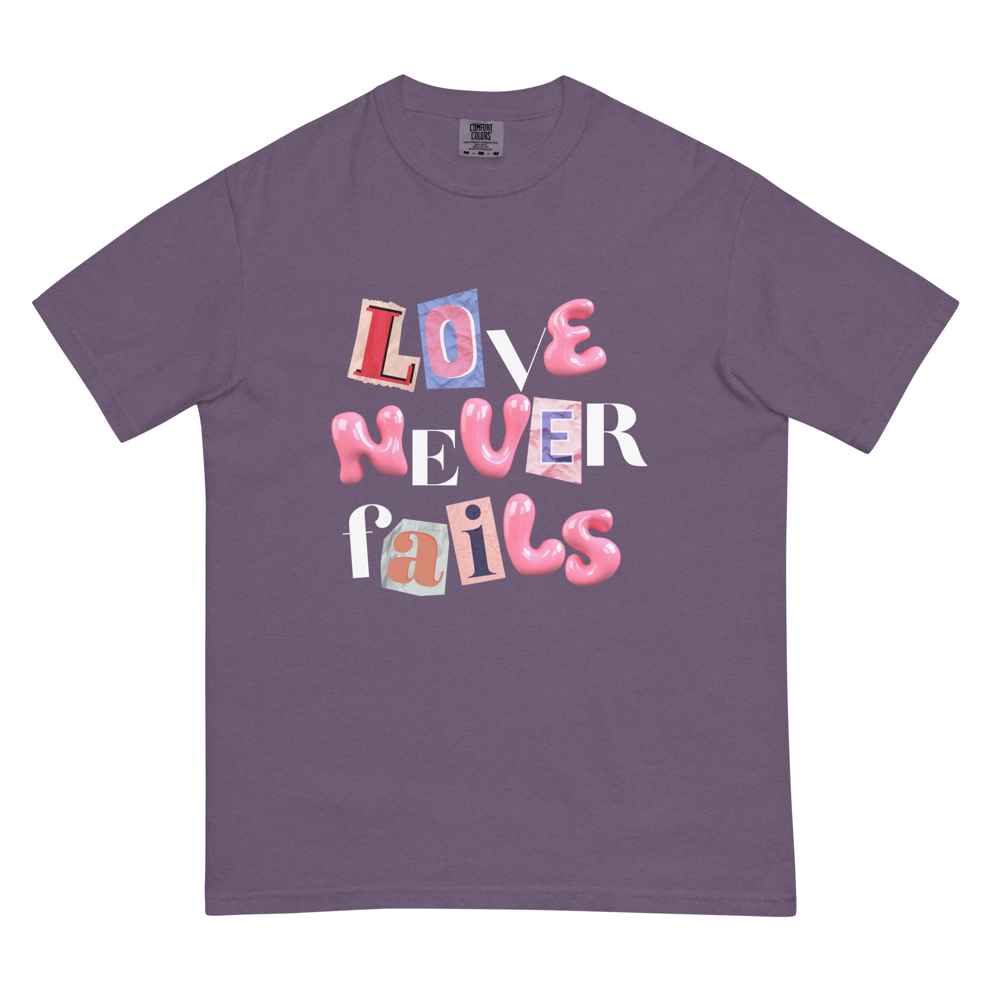 Love Never Fails T-shirt
Christian Unisex T-shirt