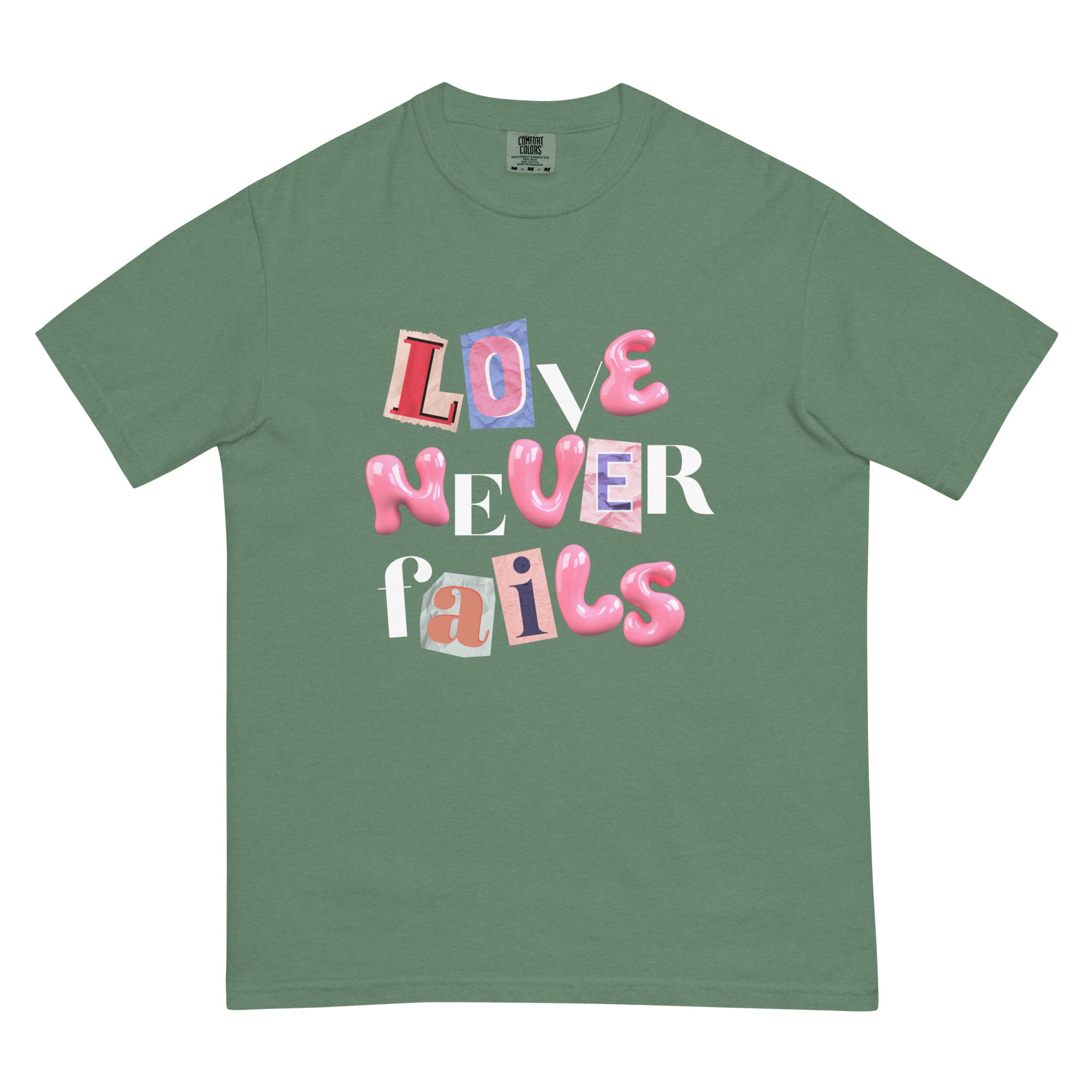 Love Never Fails T-shirt
Christian Unisex T-shirt