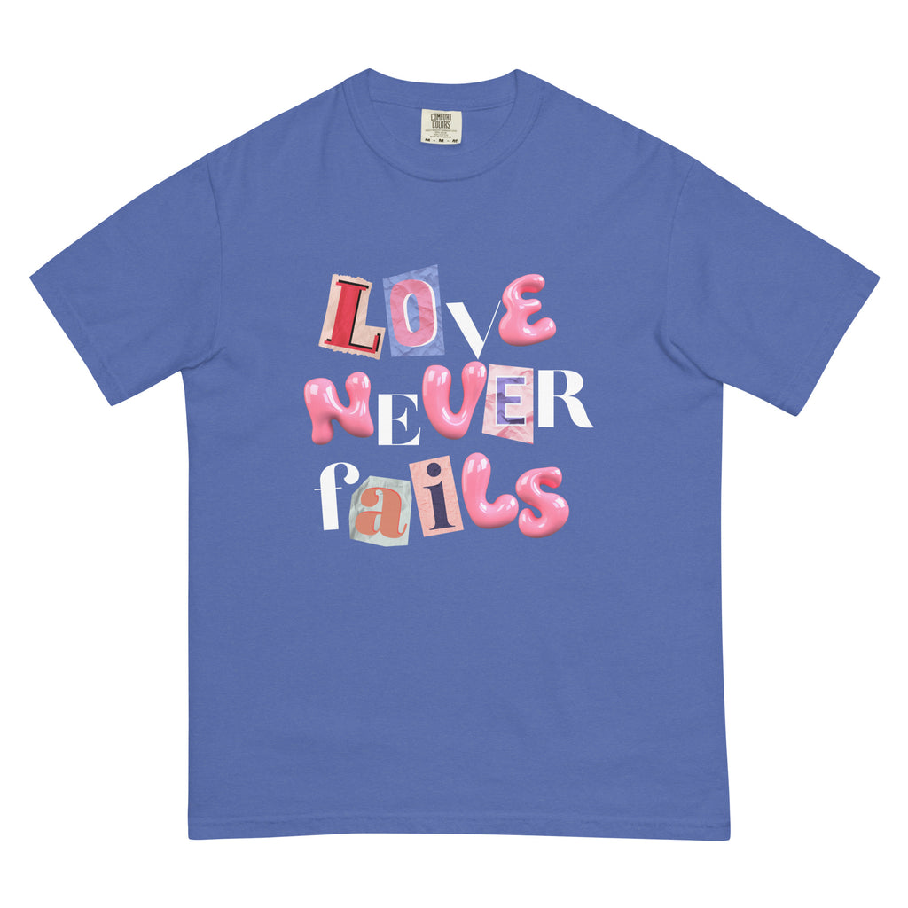 Love Never Fails T-shirt
Christian Unisex T-shirt