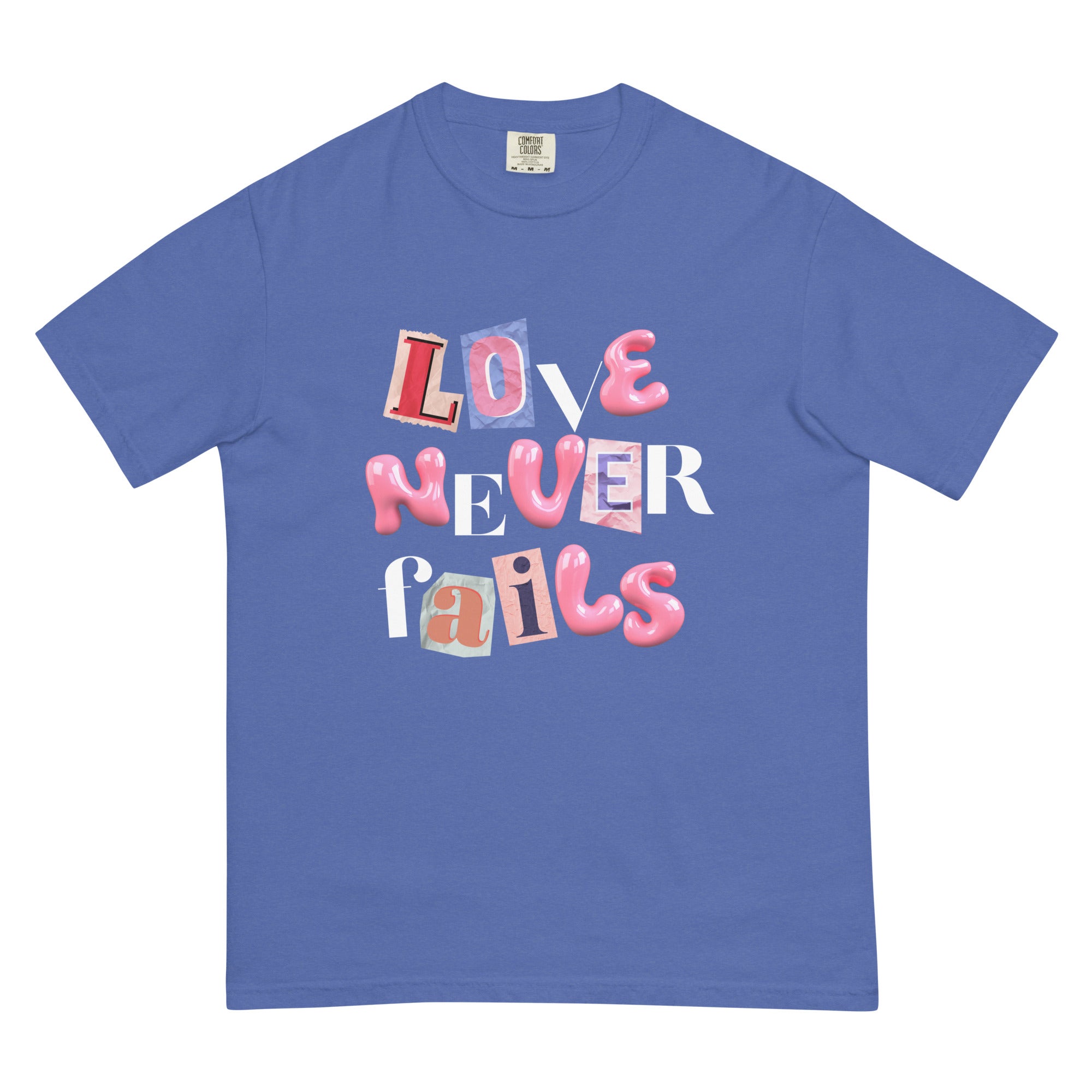 Love Never Fails T-shirt
Christian Unisex T-shirt