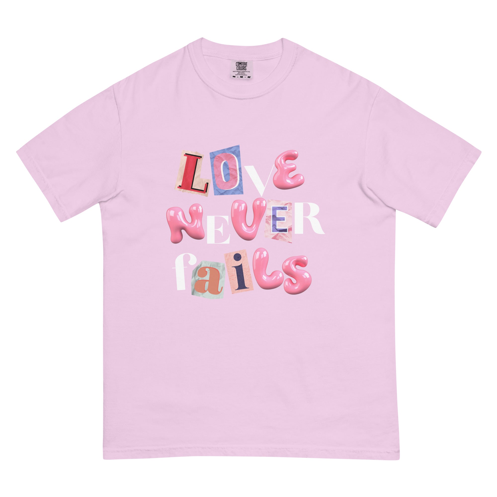 Love Never Fails T-shirt
Christian Unisex T-shirt
