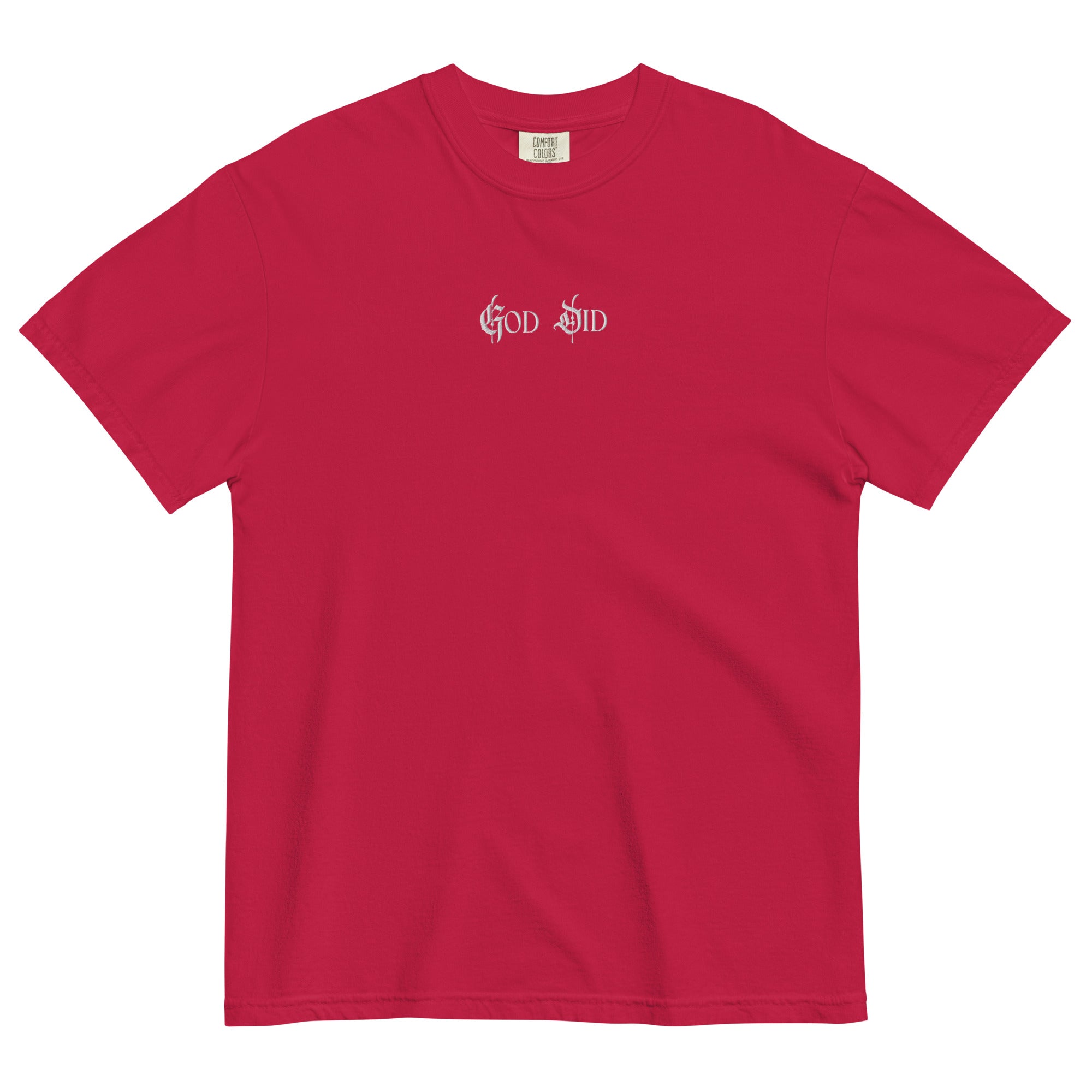 God Did T-shirt
Christian Unisex Apparel