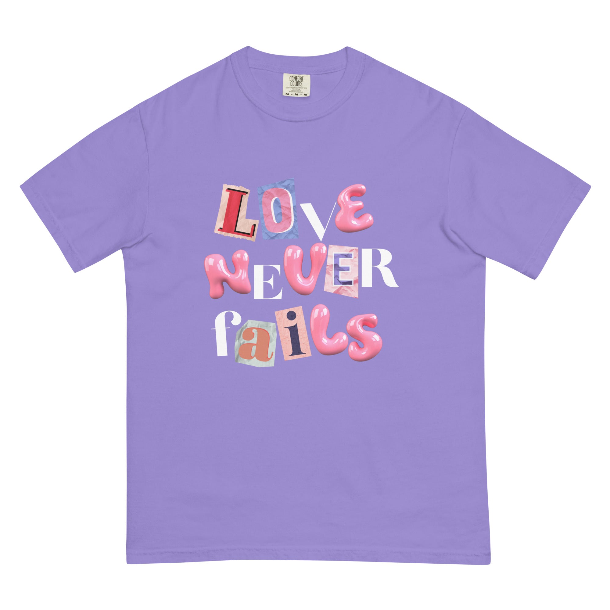 Love Never Fails T-shirt
Christian Unisex T-shirt