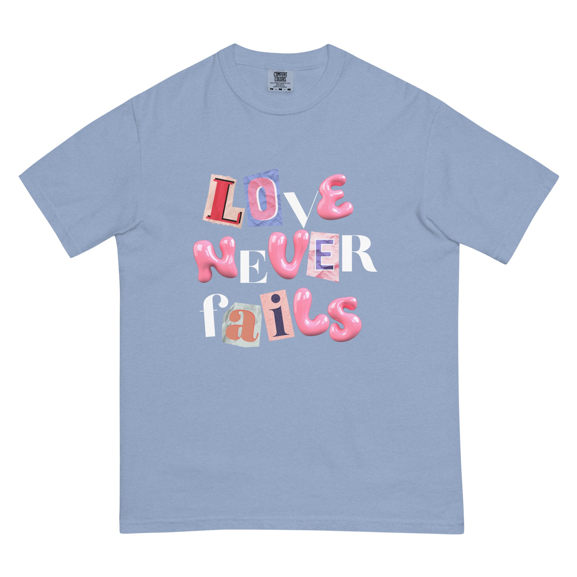 Love Never Fails T-shirt
Christian Unisex T-shirt