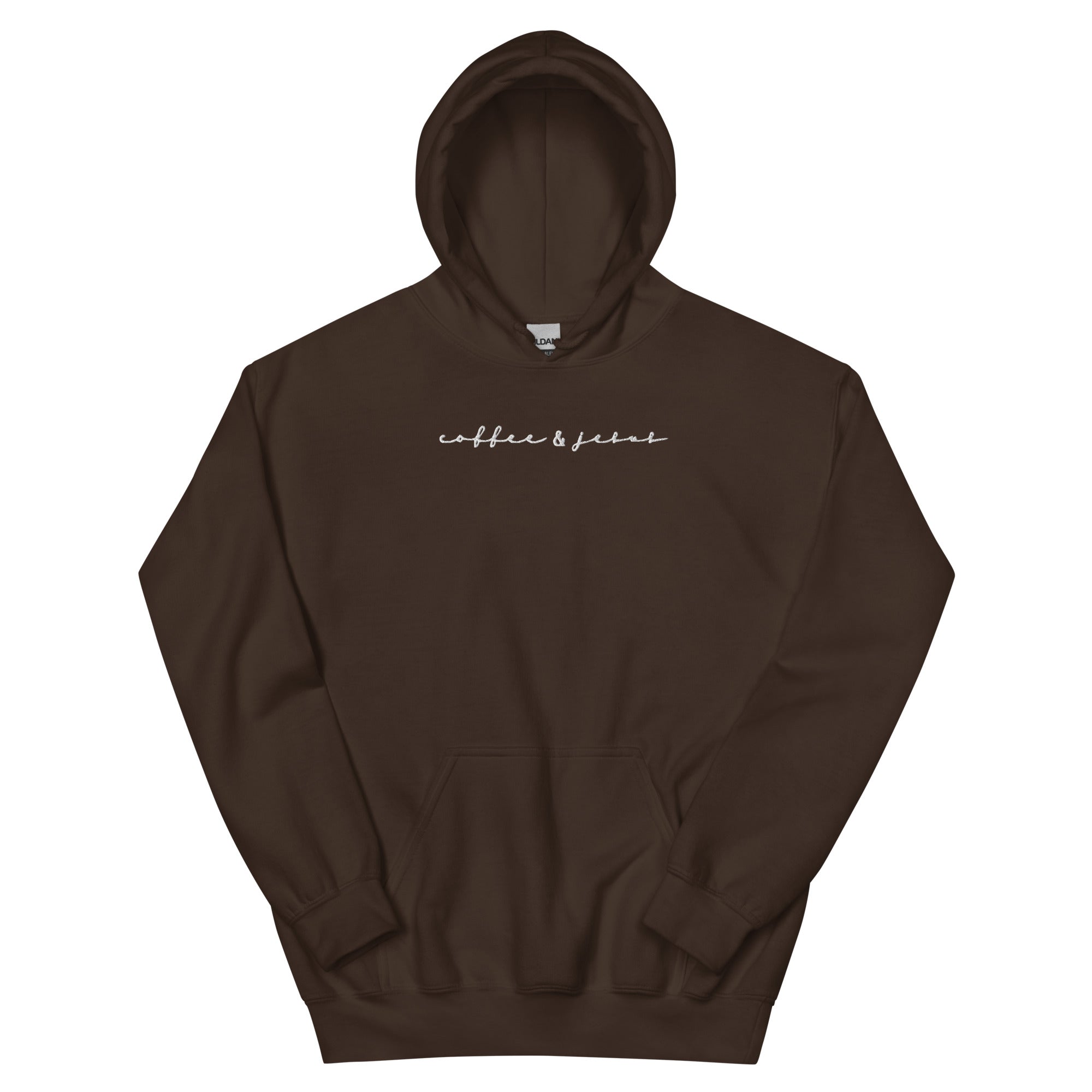 Coffee and Jesus Embroidered Hoodie – Be the Light and Co